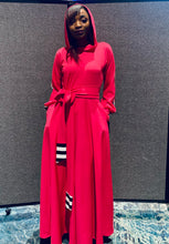 The Haya Hooded Swing dress